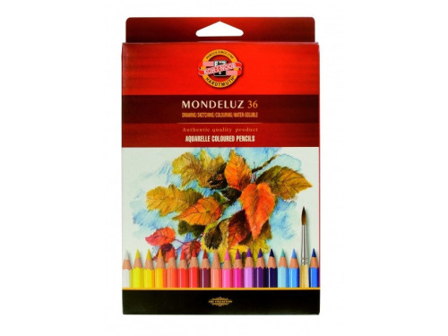 Art set of Aquarell Pencils - Koh-I-Noor - 36 pcs.