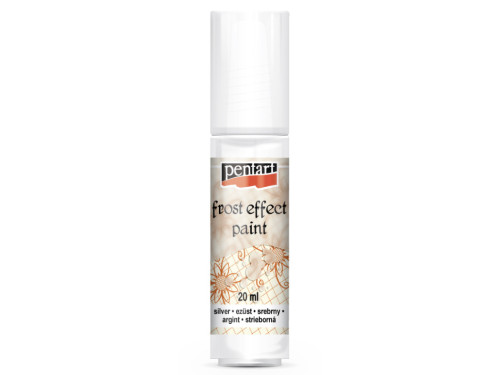 Frost effect paint - Pentart - white, 20 ml