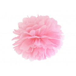 Tissue paper pompom - light pink, 25 cm
