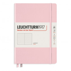 Notebook A5 - Leuchtturm1917 - dotted, powder pink, 80 g/m2
