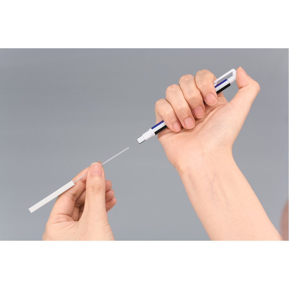 MONO zero refillable eraser pen - Tombow - rectangular, striped