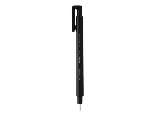 MONO zero refillable eraser pen - Tombow - round, black