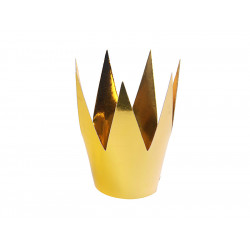 Party Crown - small, gold, 3 pcs.