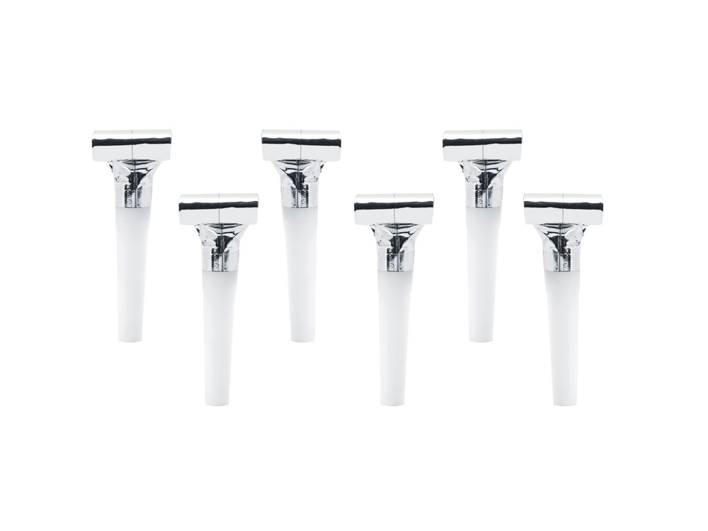Whistles - silver, 6 pcs.