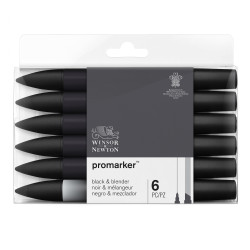 Promarker Black & Blender...