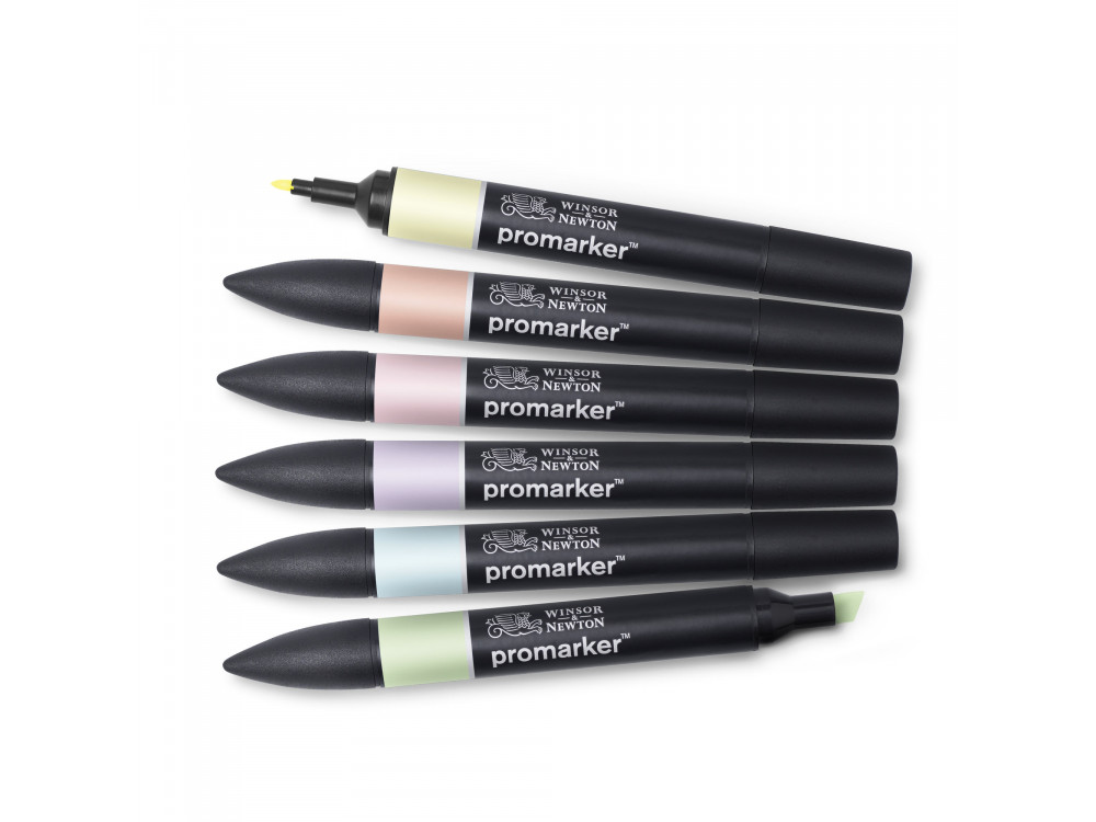 Promarker Pastel Tones Set - Winsor & Newton - 6 pcs.