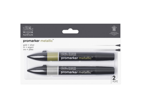 Promarker Gold & Silver Set - Winsor & Newton - 2 pcs.