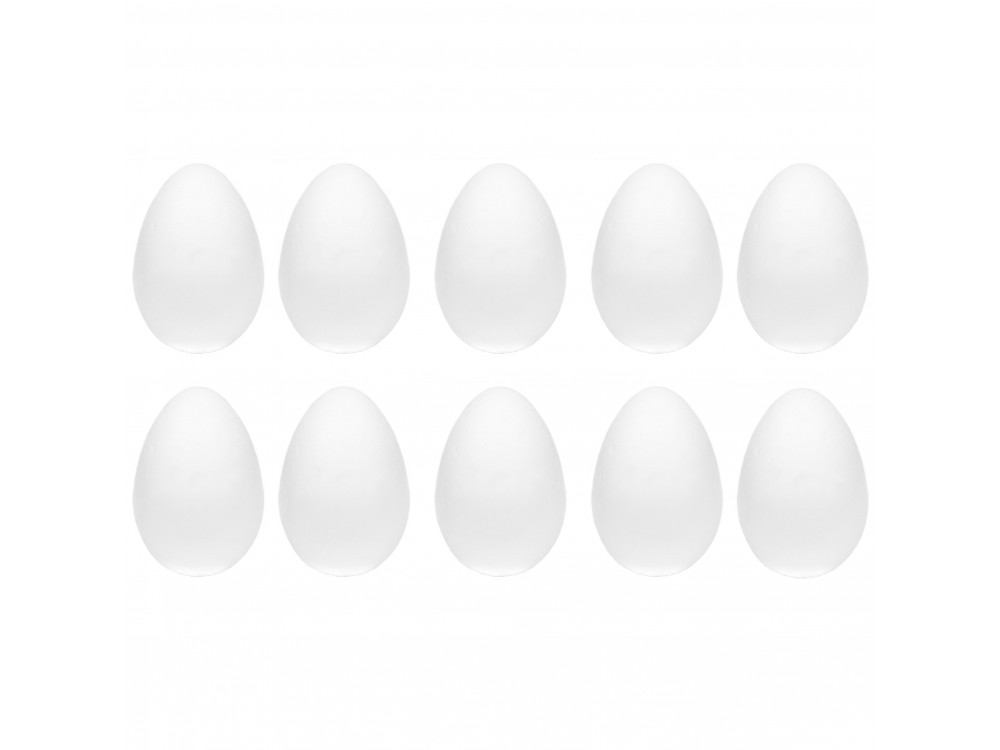 Styrofoam eggs - 7 cm, 10 pcs.