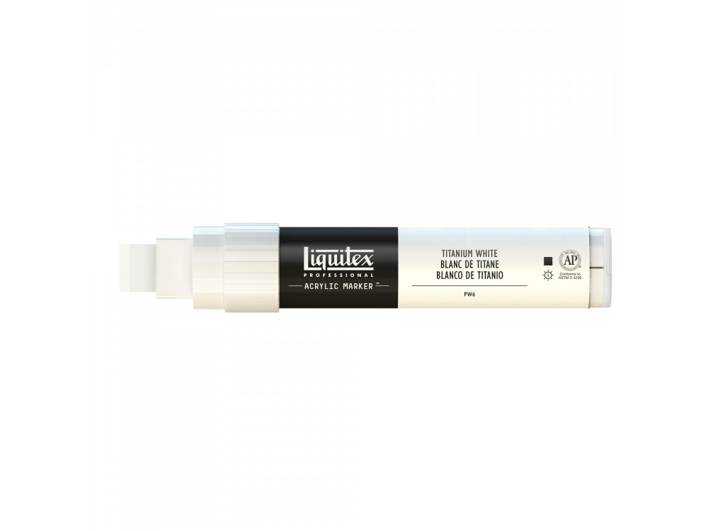Marker akrylowy - Liquitex - titanium white, 15 mm