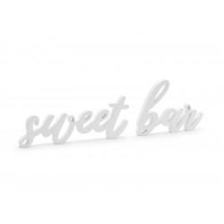Drewniany napis Sweet bar -...