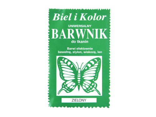 Fabric dye - Biel i kolor - green, 10 g