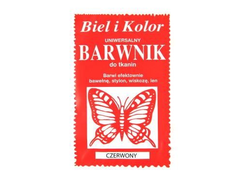 Fabric dye - Biel i kolor - red, 10 g