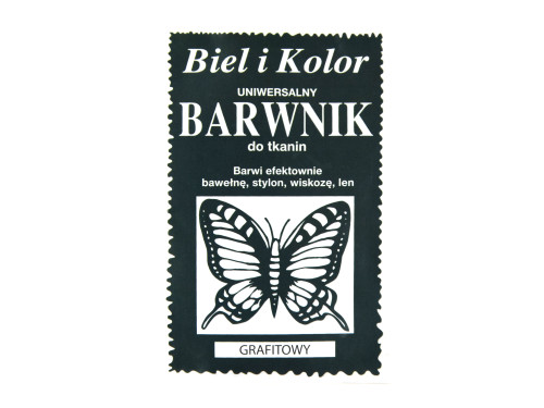 Fabric dye - Biel i kolor - graphite, 10 g