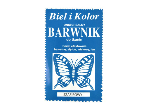 Fabric dye - Biel i kolor - sapphire blue, 10 g