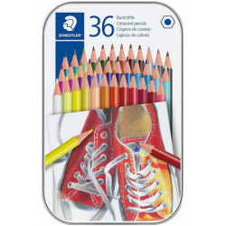 Colored pencils set in metal case - Staedtler - 36 colors