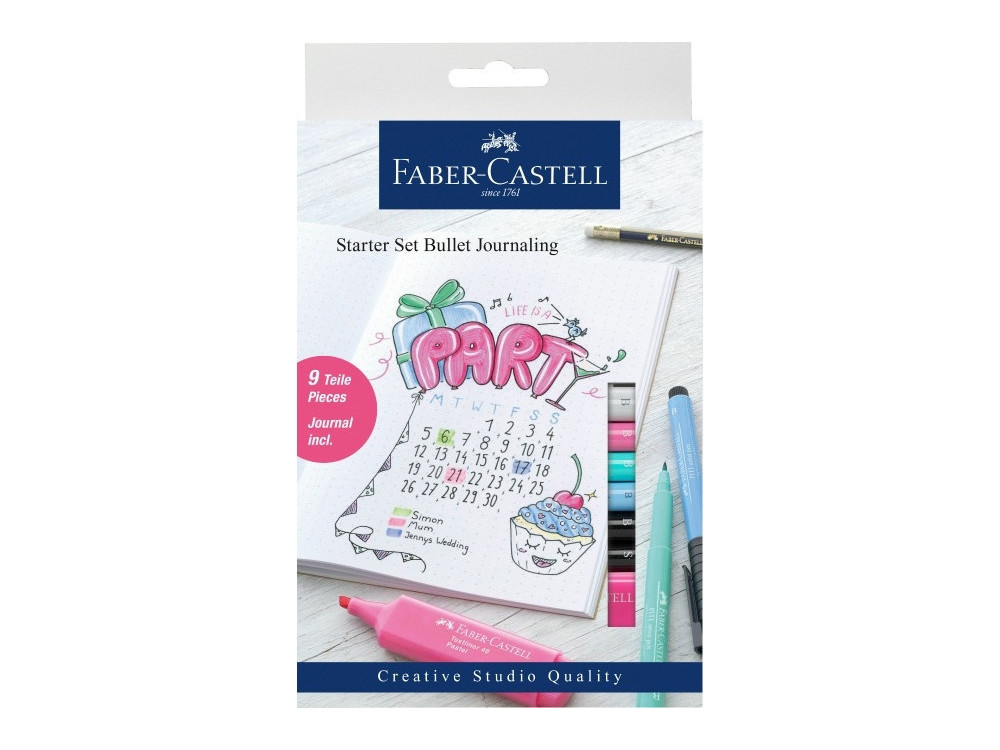 Starter set Bullet Journaling - Faber-Castell - 9 pcs.