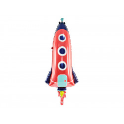 Foil balloon Rocket - 44 x 115 cm