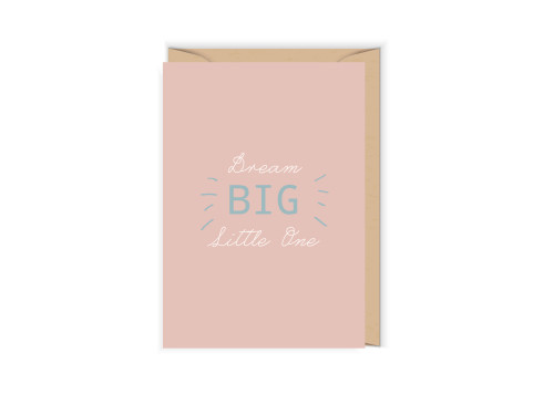 Greeting card - Cudowianki - Dream Big, 12 x 17 cm