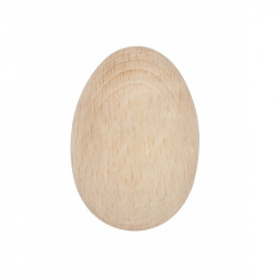 Jajko drewniane do ozdabiania - 6 cm