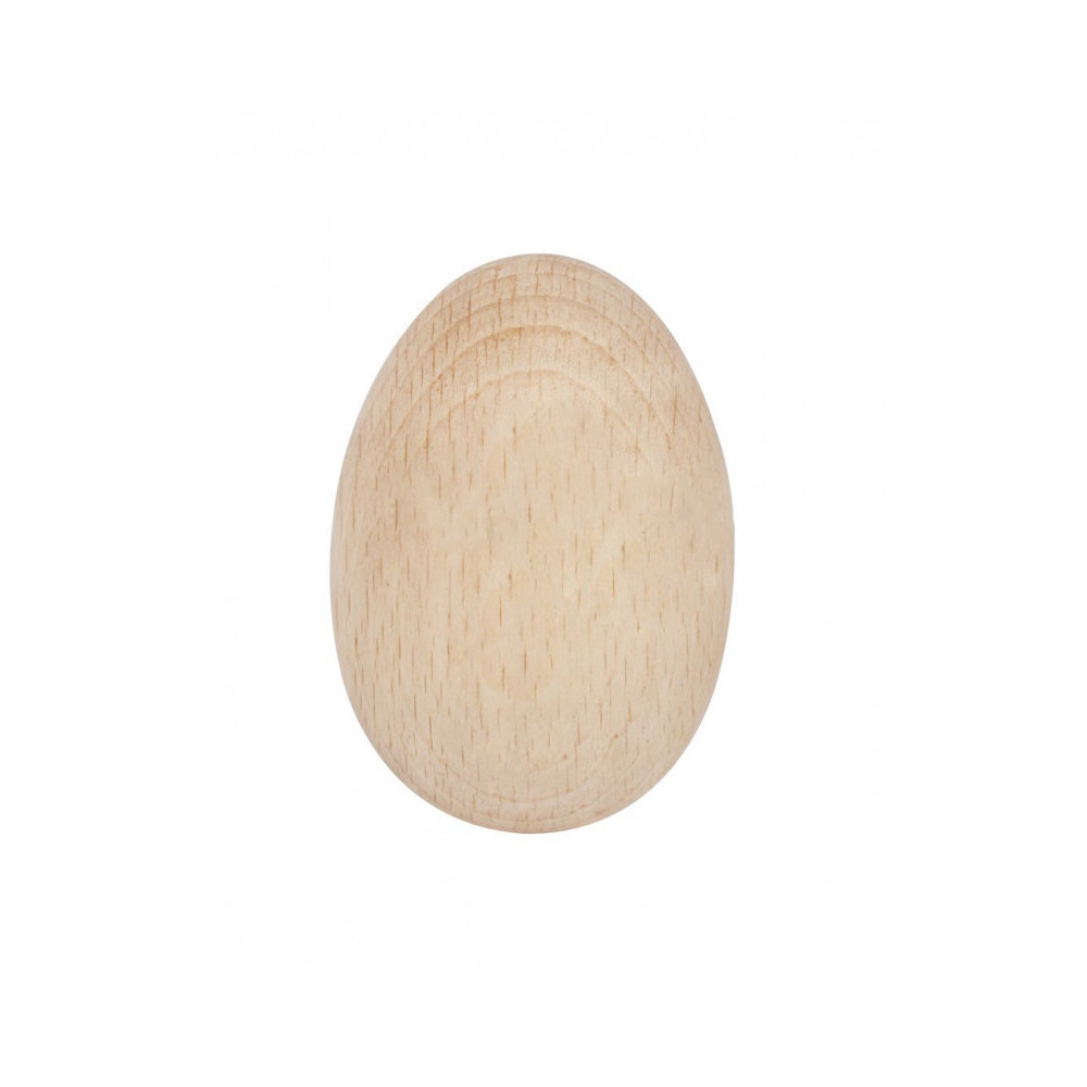 Jajko drewniane do ozdabiania - 6 cm