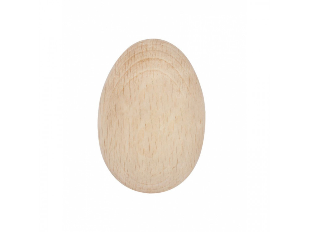 Wooden egg for decorations - 6 cm