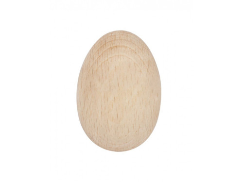 Wooden Egg for decorations, 1pc