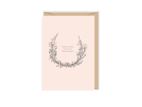 Greeting card - Cudowianki - Pamiątka Chrztu Świętego, 12 x 17 cm