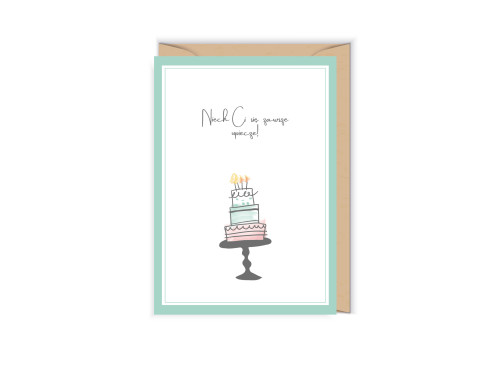 Kartka okolicznościowa - Cudowianki - Niech Ci się zawsze upiecze, 12 x 17 cm