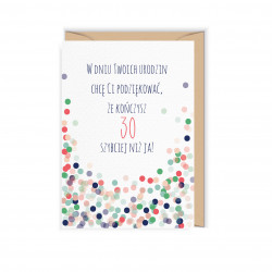 Greeting card - Cudowianki - 30ste urodziny, 12 x 17 cm