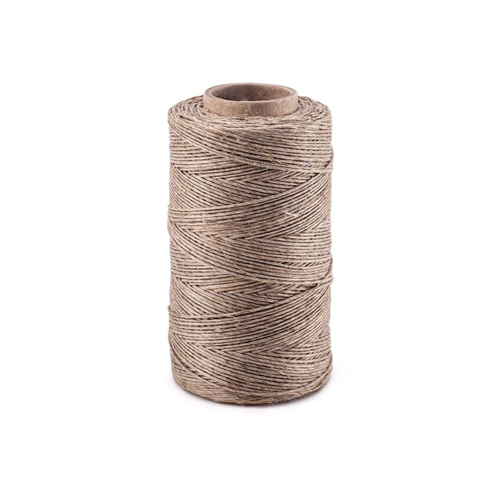 Sheen linen threads - grey, 1 mm, 100 g, 220 m