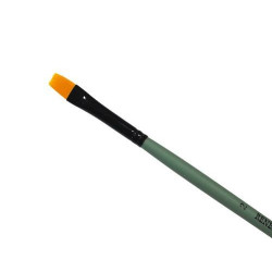 Flat, synthetic, 1006F series brush - Renesans - short handle, no. 2