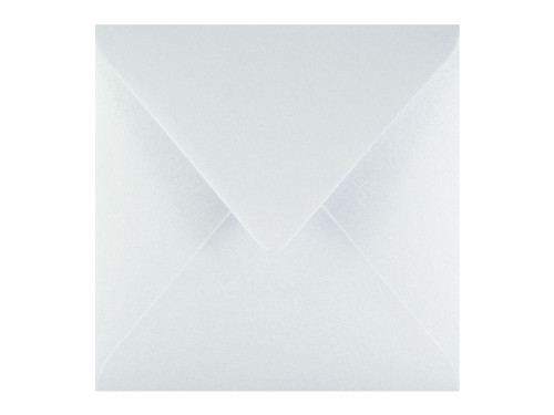 Curious Metallics envelope 120g - K4 White Silver