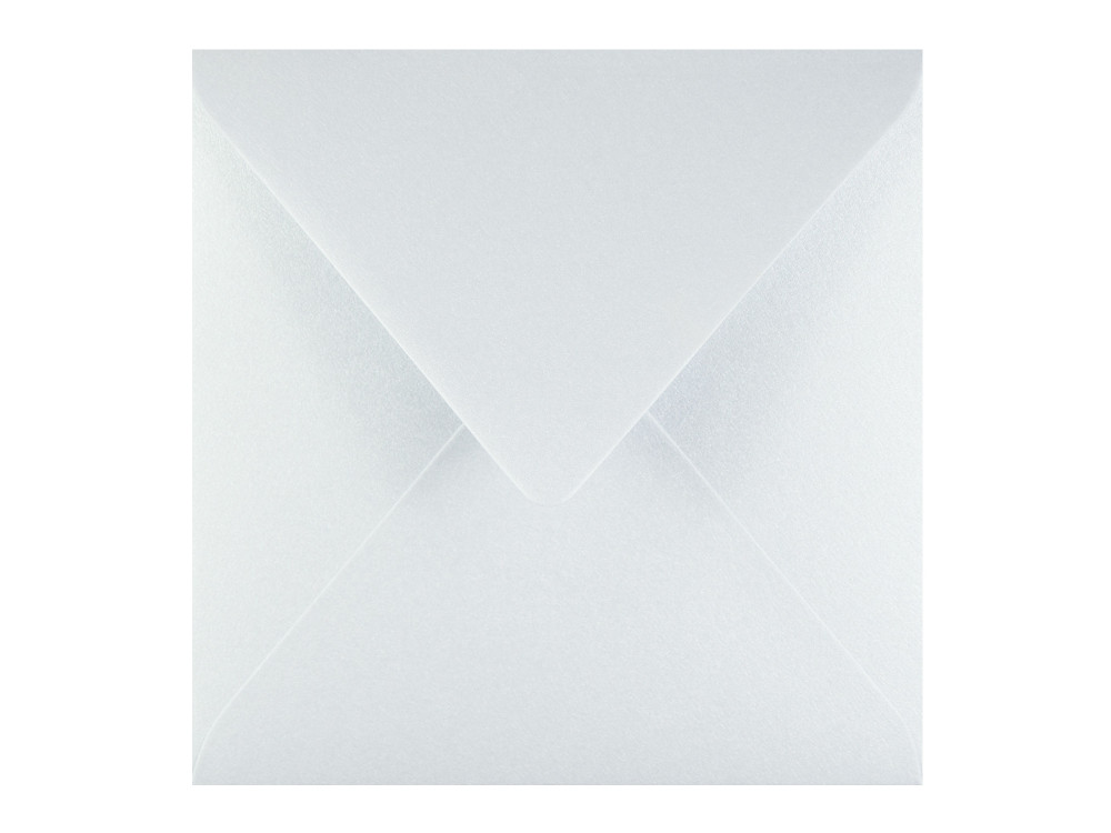 Curious Metallics envelope 120g - K4 White Silver