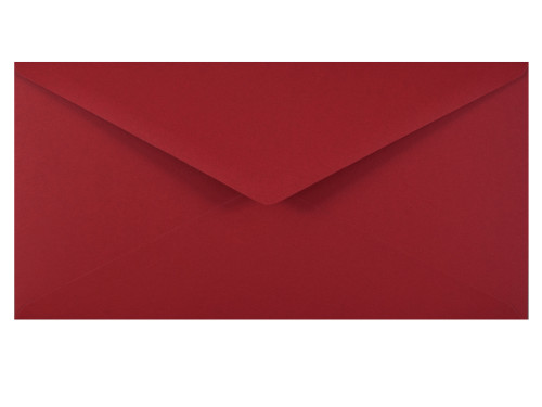 Koperta Keaykolour 120g - DL Guardsman Red bordowa