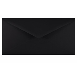 Koperta Keaykolour 120g - DL, Deep Black, czarna