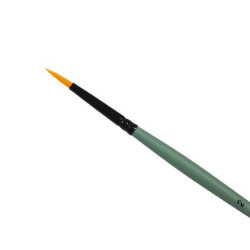 Round, synthetic, 1006R series brush - Renesans - short handle, no. 2