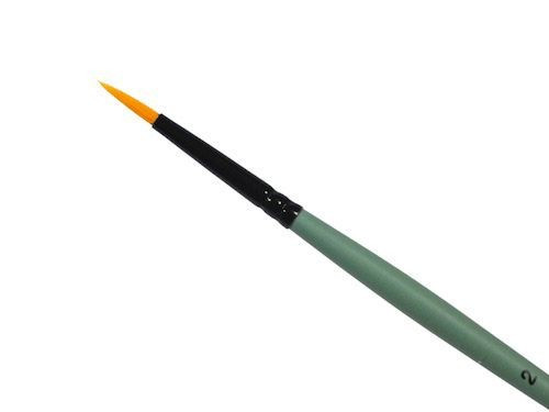 Round, synthetic, 1006R series brush - Renesans - short handle, no. 2