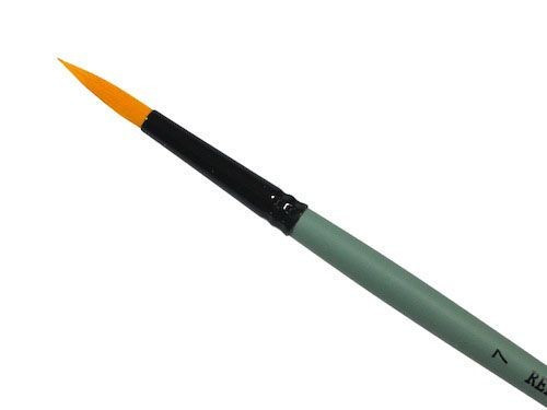 Round, synthetic, 1006R series brush - Renesans - short handle, no. 7