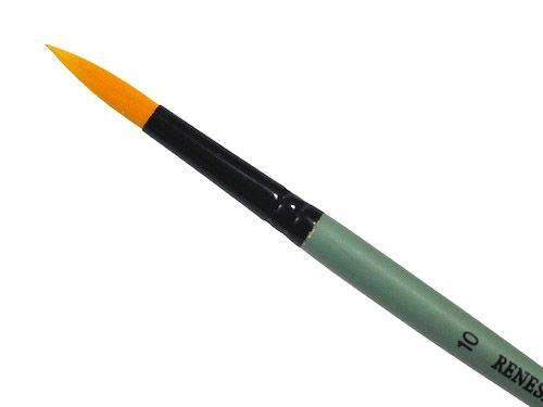 Round, synthetic, 1006R series brush - Renesans - short handle, no. 10