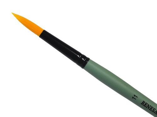 Round, synthetic, 1006R series brush - Renesans - short handle, no. 11