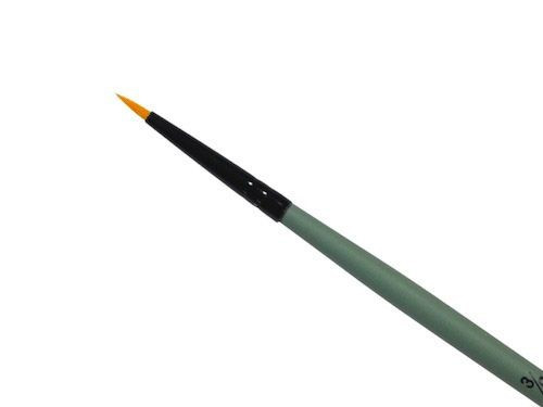 Round, synthetic, 1006R series brush - Renesans - short handle, no. 3/0