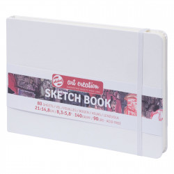 Sketch Book 15 x 21 cm - Talens Art Creation - white, 140 g, 80 sheets