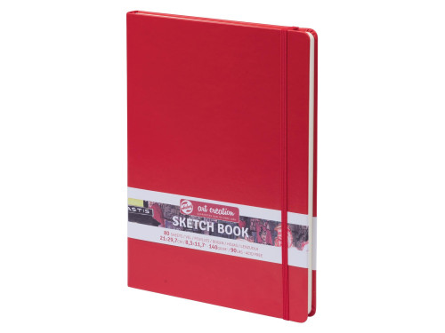 Sketch Book 21 x 30 cm - Talens Art Creation - red, 140 g, 80 sheets