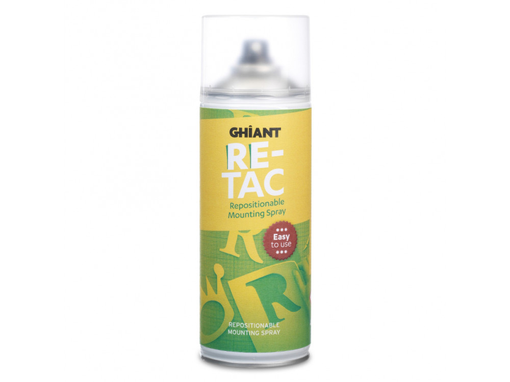 Klej w sprayu Re-Tac - Ghiant - efekt naklejki, 400 ml