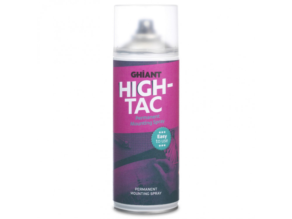 Klej w sprayu High-Tac - Ghiant - permanentny, 400 ml