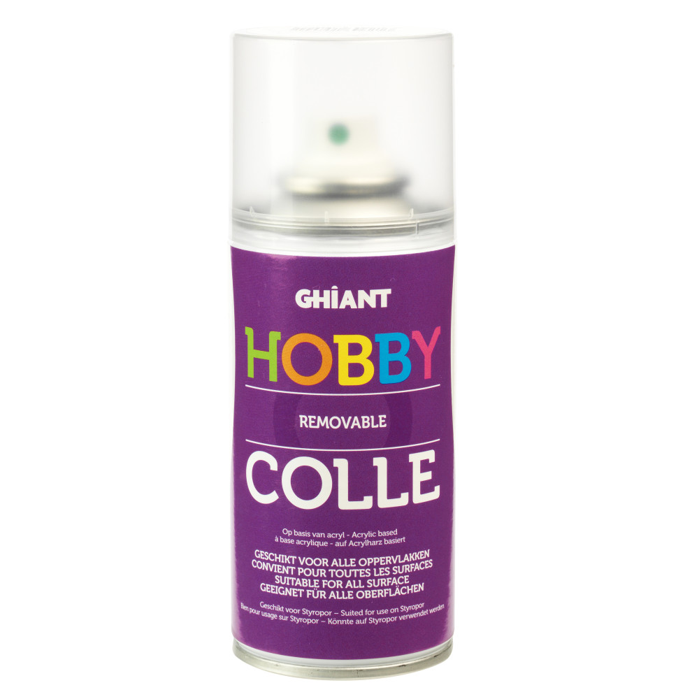 Klej w sprayu Hobby Colle - Ghiant - usuwalny, 150 ml