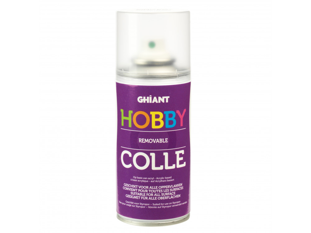 Klej w sprayu Hobby Colle - Ghiant - usuwalny, 150 ml