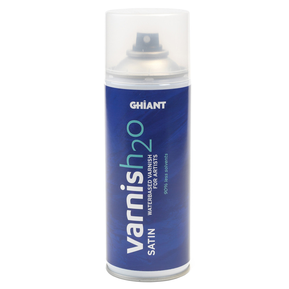 Waterbased varnish for oil and acrylic paintings H2O - Ghiant - satin, 400 ml