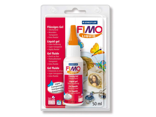 Oven-hardening Liquid Fimo Gel - Staedtler - transparent, 50 ml