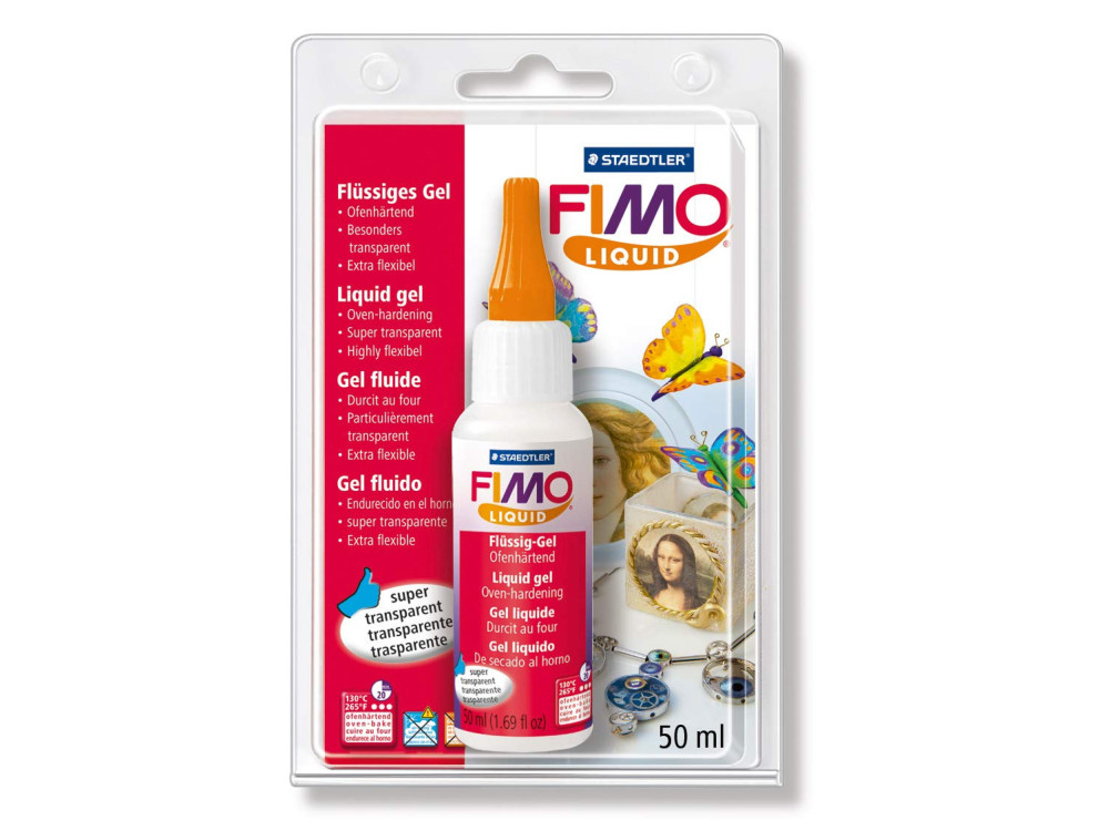 Żel dekoratorski, termoutwardzalny Fimo Liquid - Staedtler - transparentny, 50 ml